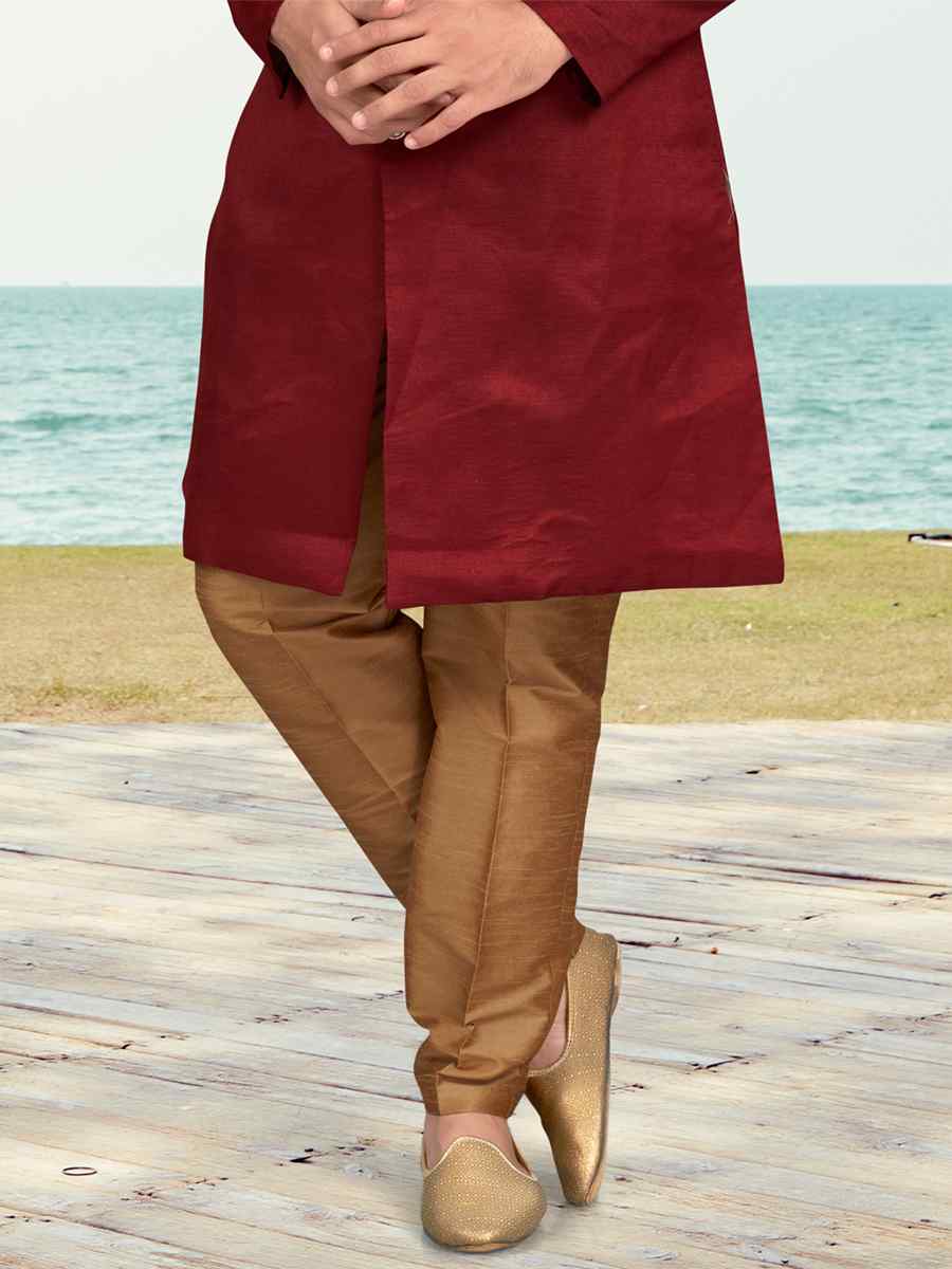 Multi Champion Silk Printed Festival Party Sherwani