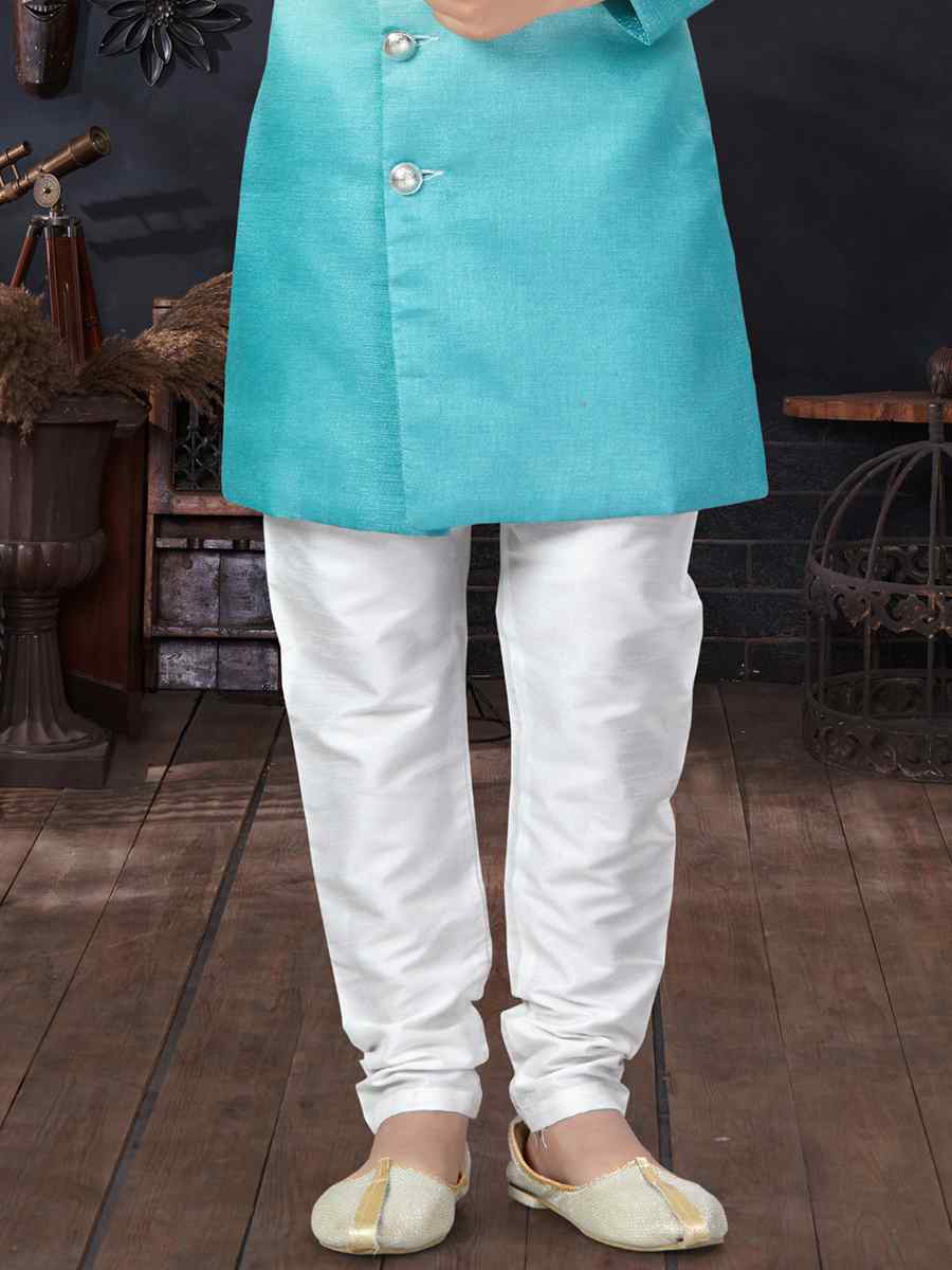 Multi Champion Silk Printed Traditional Party Kurta