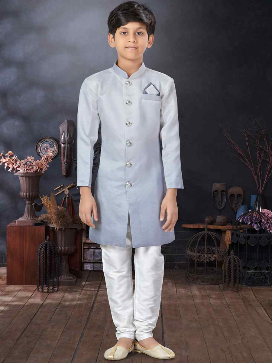 Multi Champion Silk Printed Traditional Party Kurta