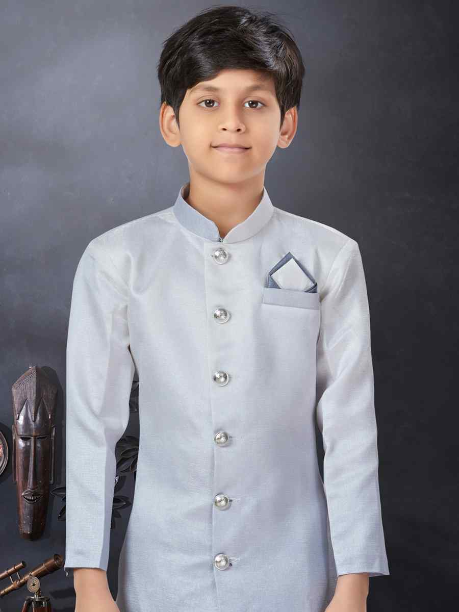 Multi Champion Silk Printed Traditional Party Kurta