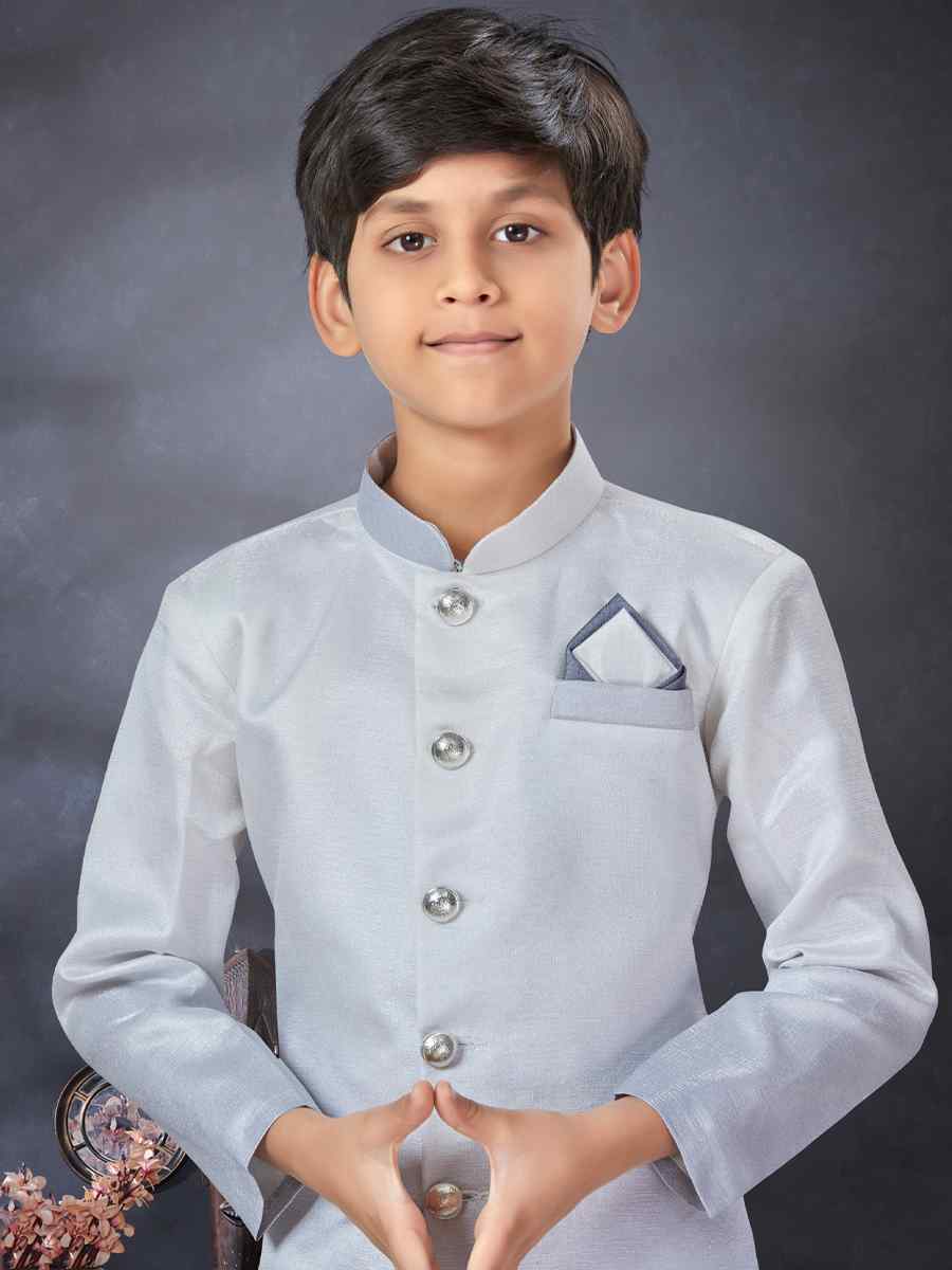 Multi Champion Silk Printed Traditional Party Kurta