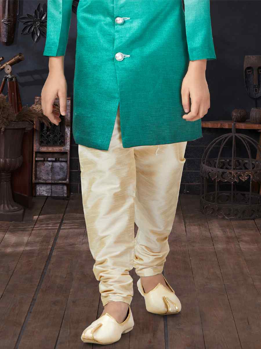 Multi Champion Silk Printed Traditional Party Kurta