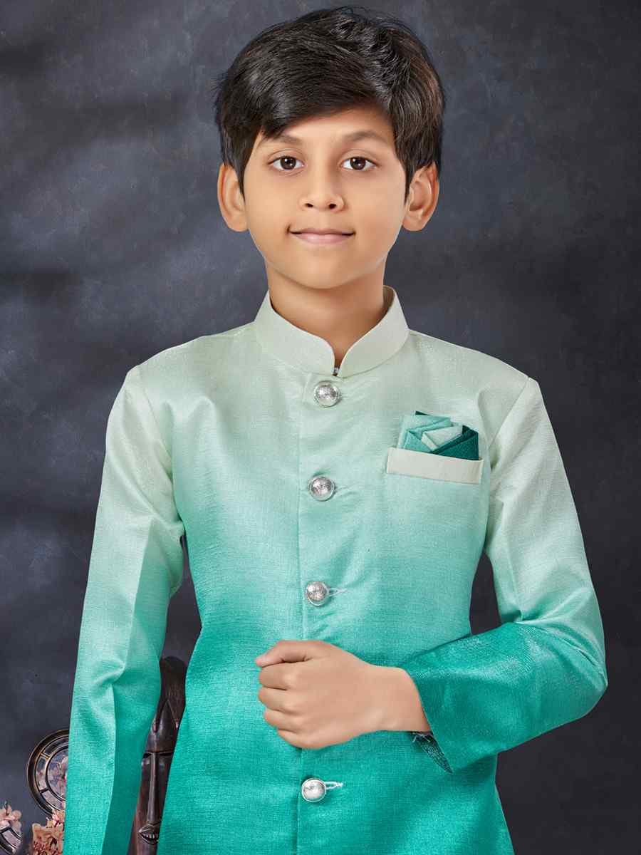 Multi Champion Silk Printed Traditional Party Kurta