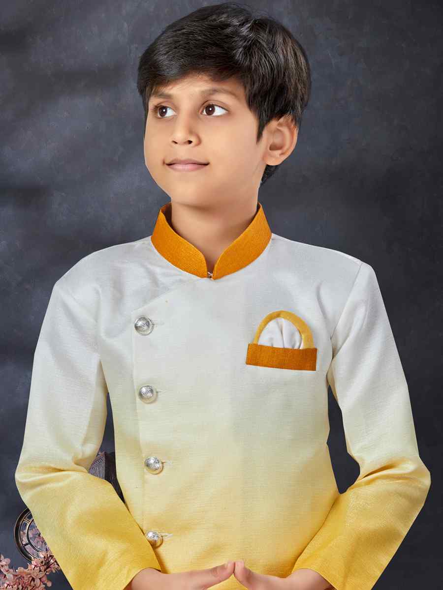 Multi Champion Silk Printed Traditional Party Kurta