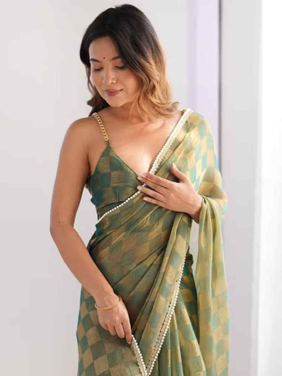 Multi Chiffon Prinred Traditional Fastive Reception Festival Wedding Fancy Heavy Border Saree