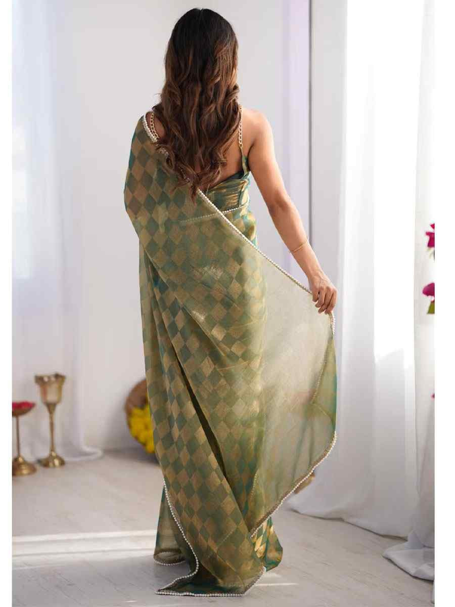Multi Chiffon Prinred Traditional Fastive Reception Festival Wedding Fancy Heavy Border Saree