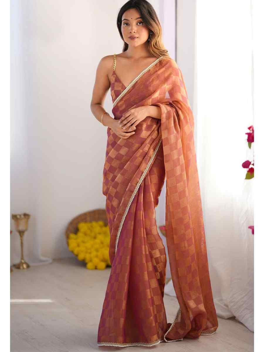 Multi Chiffon Prinred Traditional Fastive Reception Festival Wedding Fancy Heavy Border Saree