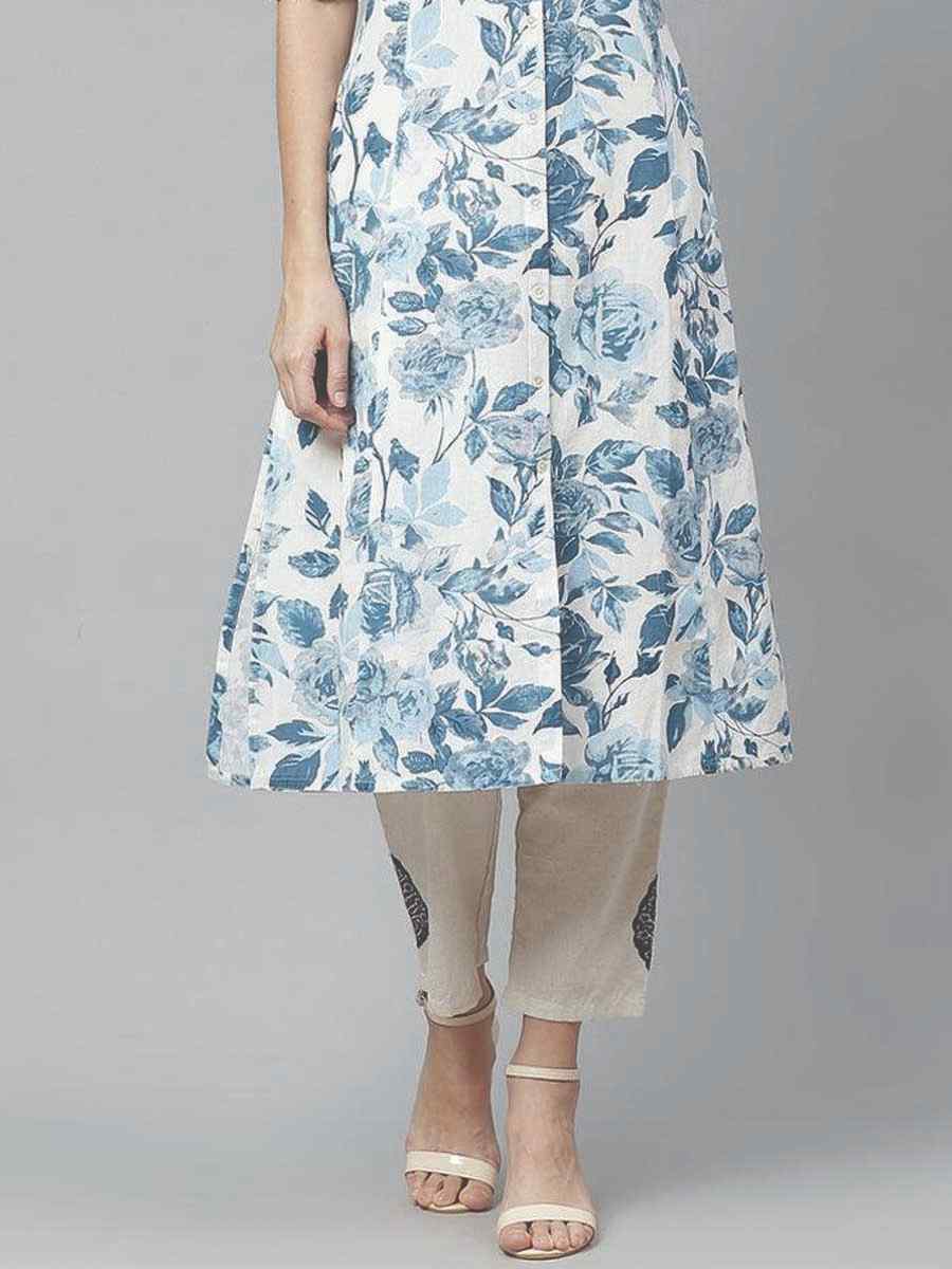 Multi Cotton Printed Festival Casual Kurti