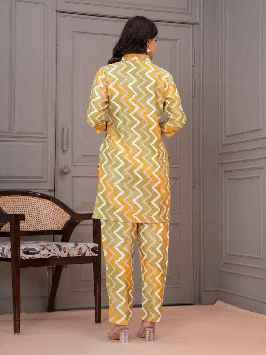 Multi Cotton Printed Festival Casual Kurti Bottom Women Wear