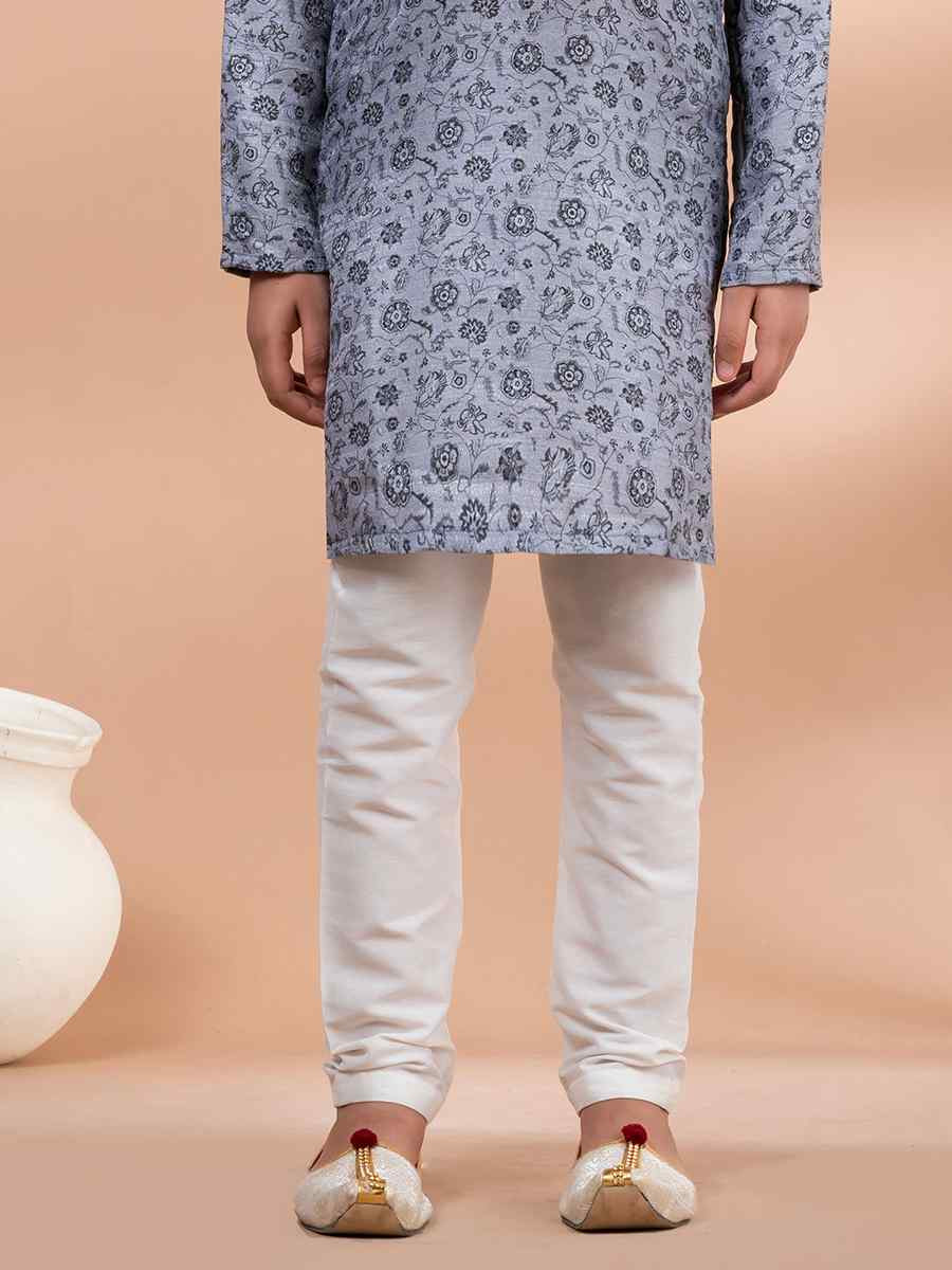 Multi Cotton Printed Festival Traditional Kurta Pyjama Boys Wear