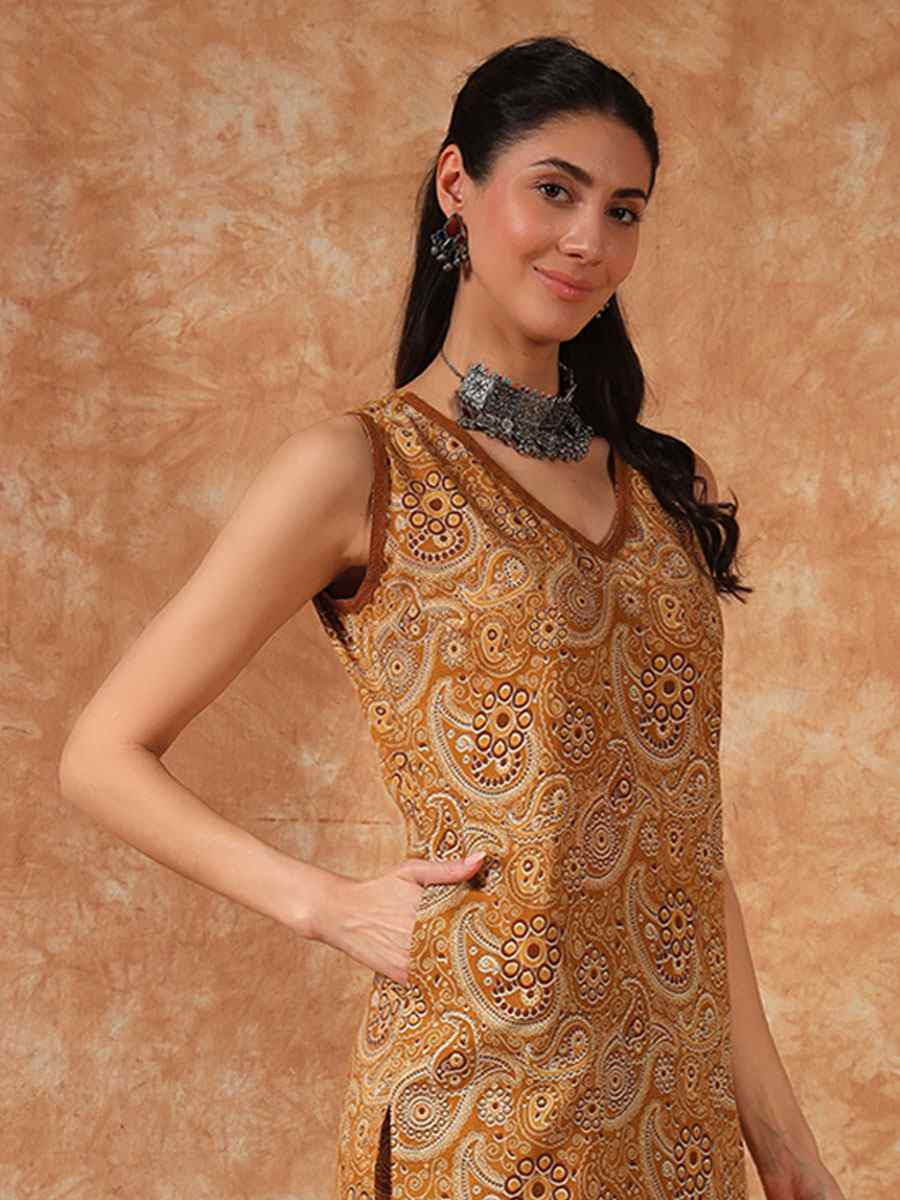 Multi Cotton Printed Party Wedding Festival Casual Ready Palazzo Pant Salwar Kameez