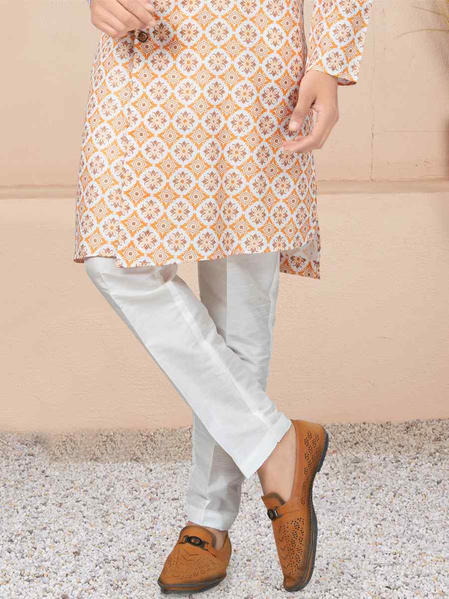 Multi Cotton Printed Wedding Festival Sherwani