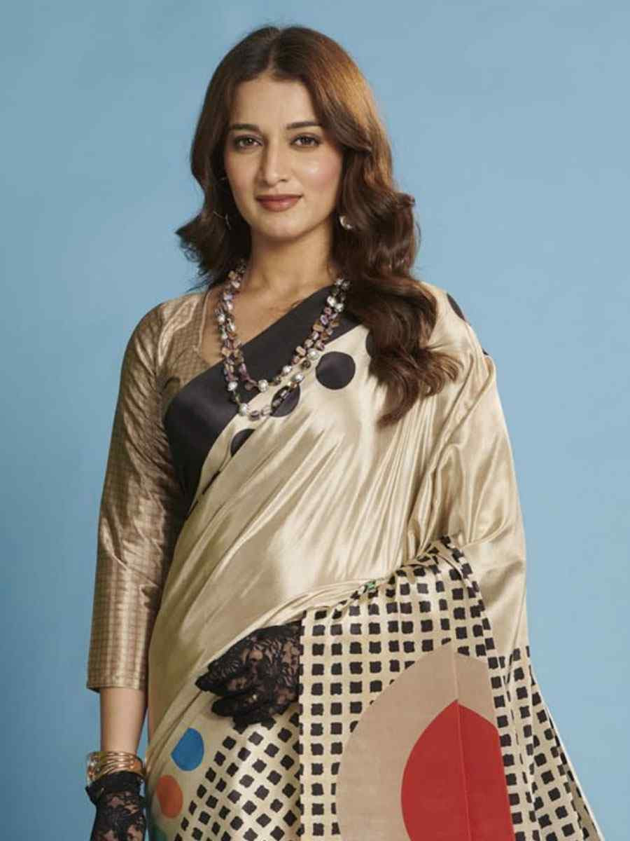 Multi Crape Soft Silk Abstract Printed Casual Reception Festival Wedding Fancy Classic Style Sarees