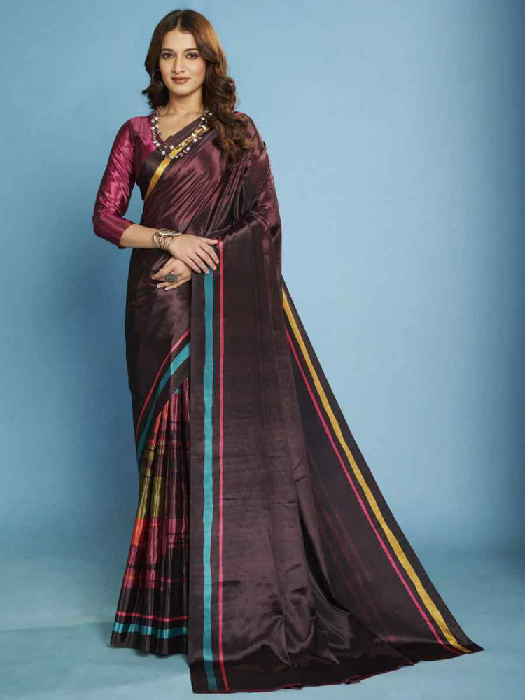 Image of Multi Crape Soft Silk Abstract Printed Casual Reception Festival Wedding Fancy Classic Style Sarees