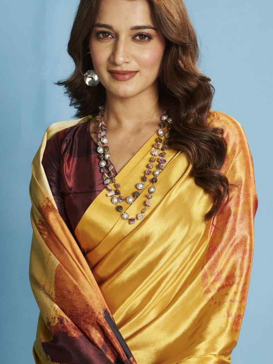 Multi Crape Soft Silk Abstract Printed Casual Reception Festival Wedding Fancy Classic Style Sarees