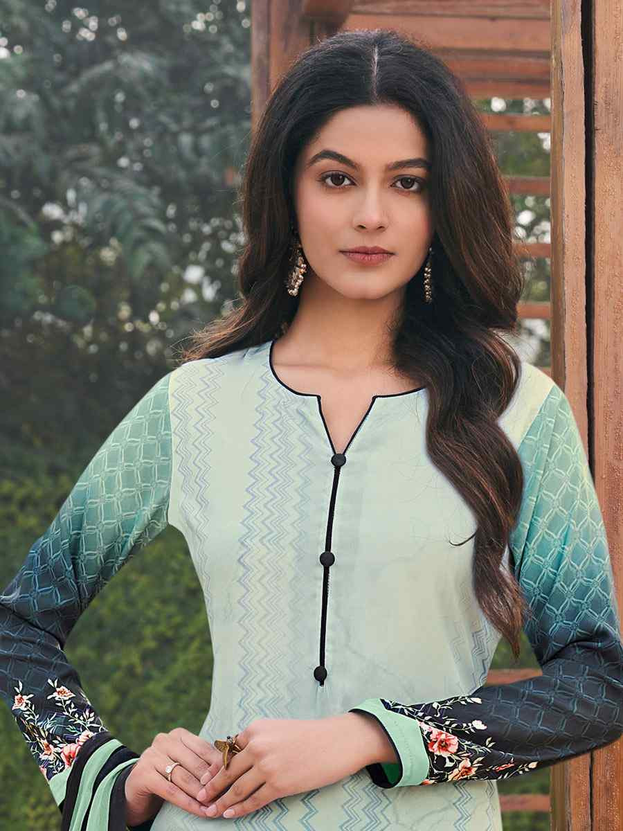 Multi Crepe Embroidered Wedding Festival Pant Salwar Kameez