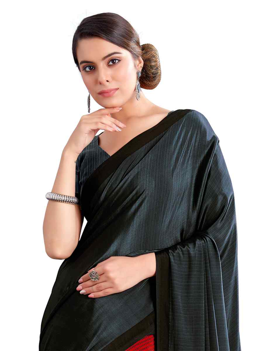 Multi Crepe Printed Casual Party Contemporary Saree