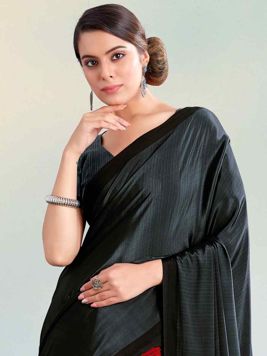 Multi Crepe Printed Casual Party Contemporary Saree