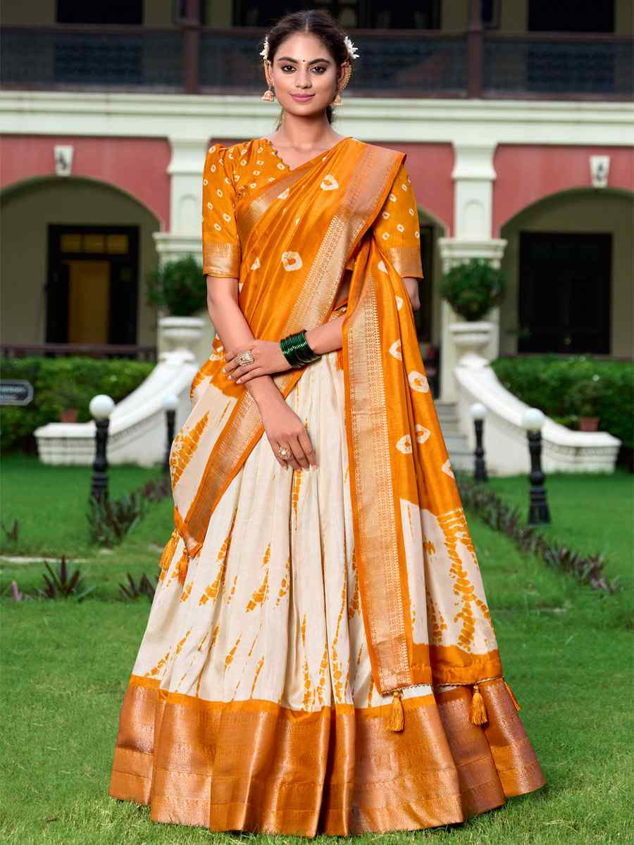 Multi Dola Silk Printed And Hand Embroidered Party Reception Wedding Lehenga Choli