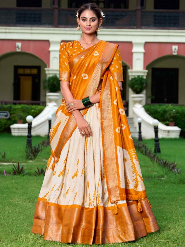 Multi Dola Silk Printed And Hand Embroidered Party Reception Wedding Lehenga Choli