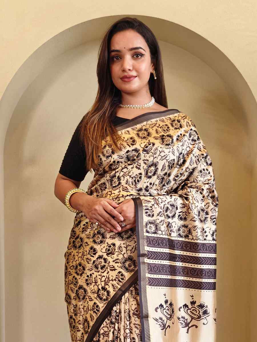 Multi Dola Viscose Printed Festival Wedding Fancy Heavy Border Saree