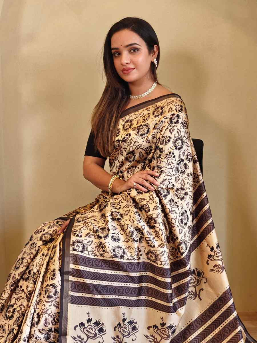 Multi Dola Viscose Printed Festival Wedding Fancy Heavy Border Saree