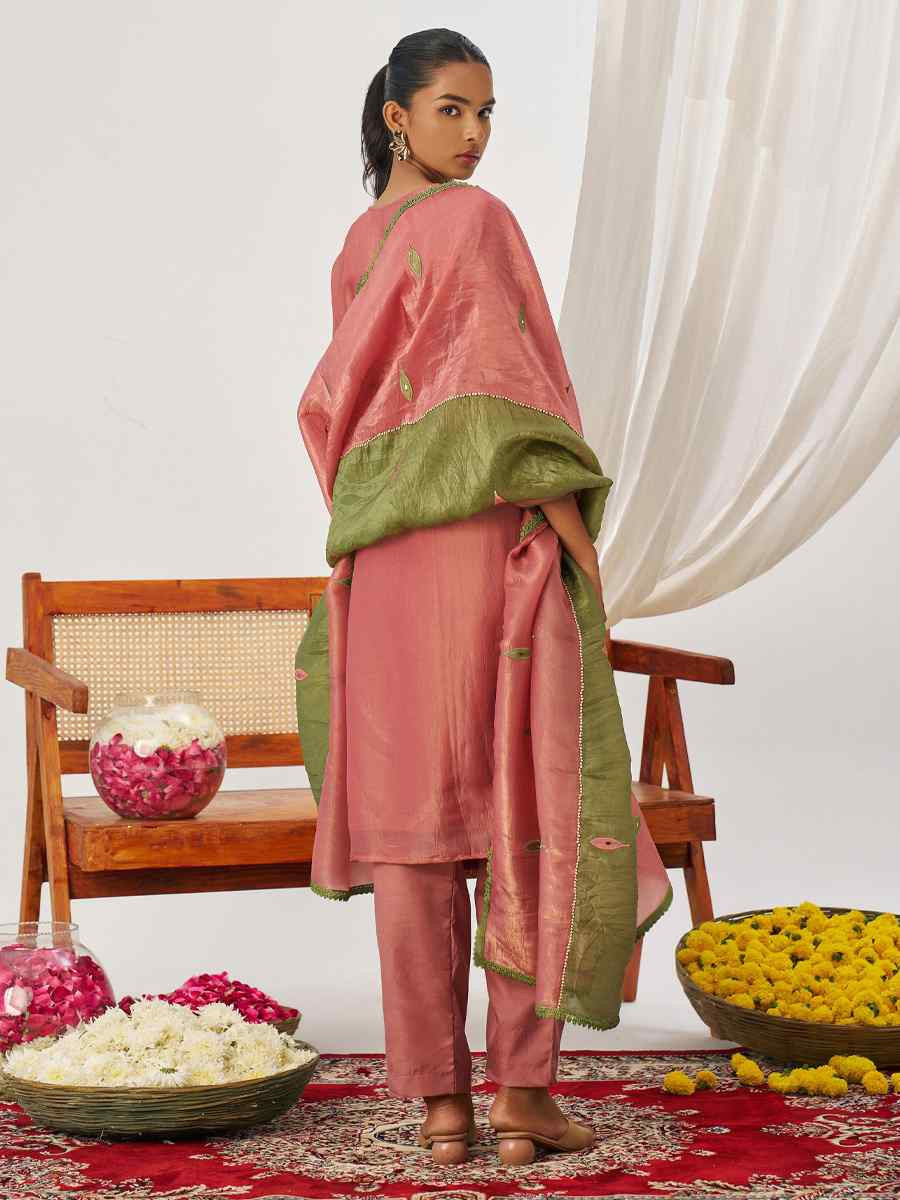 Multi Fancy Crush Silk Embroidery Party Wedding Festival Casual Ready Pant Salwar Kameez