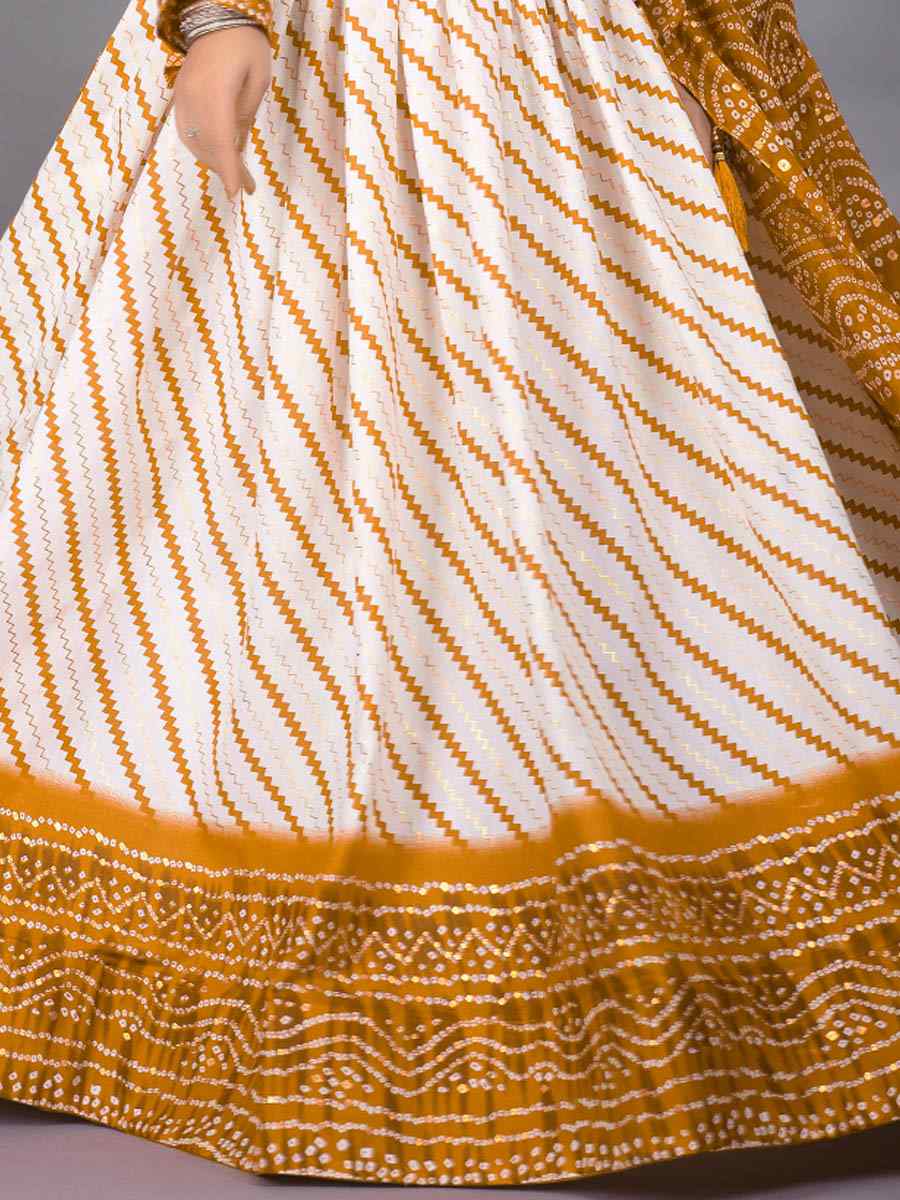 Multi Foil Cotton Printed Festival Contemporary Lehenga Choli