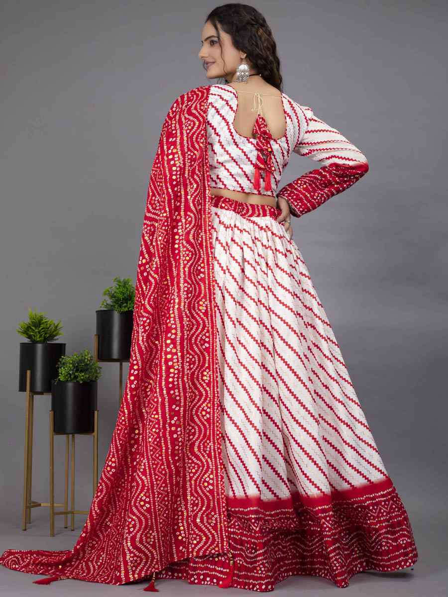 Multi Foil Cotton Printed Festival Contemporary Lehenga Choli