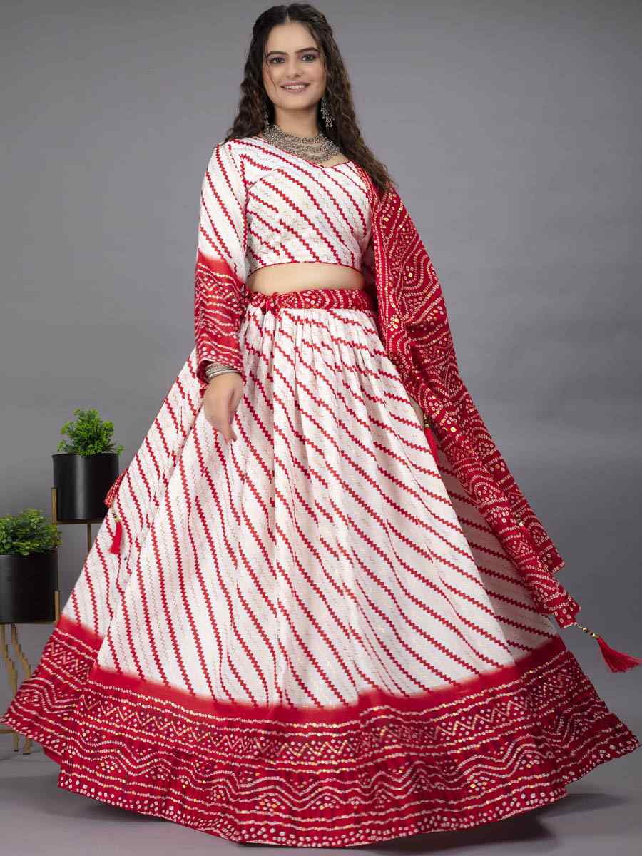 Multi Foil Cotton Printed Festival Contemporary Lehenga Choli