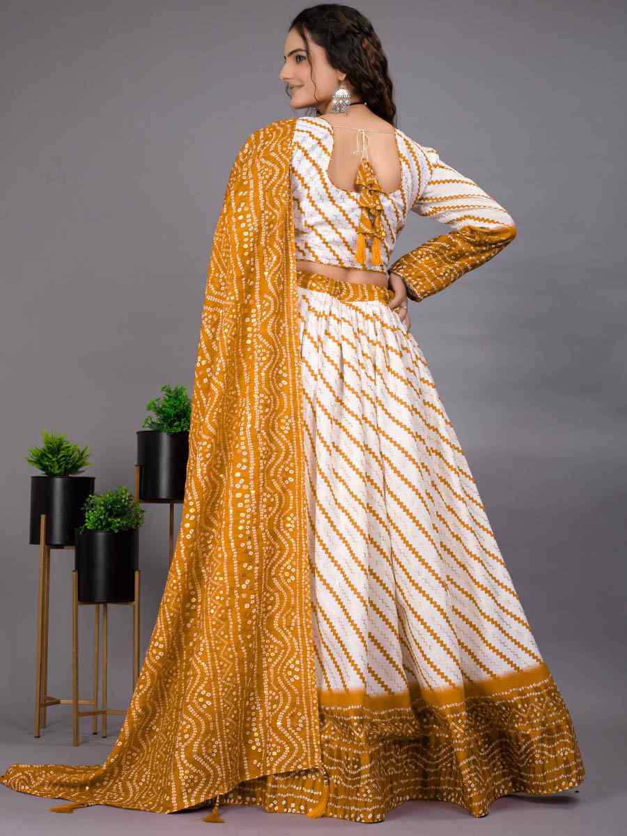 Multi Foil Cotton Printed Festival Contemporary Lehenga Choli