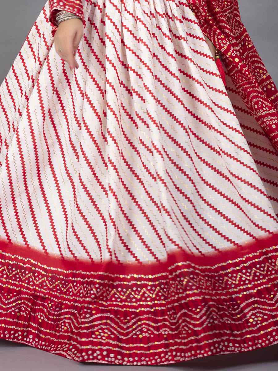Multi Foil Cotton Printed Festival Contemporary Lehenga Choli