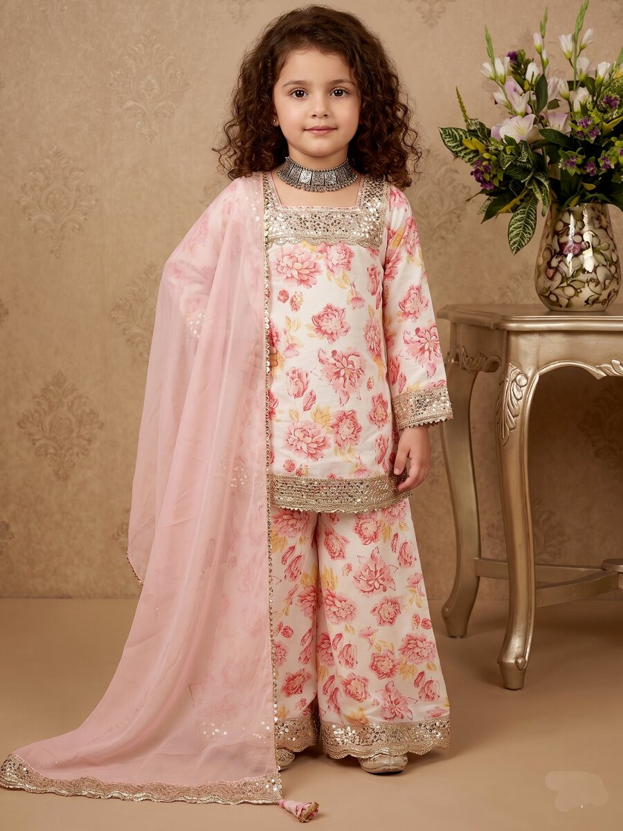 Multi Heavy chinon Embroidered Sequins Printed Ethnic Casual Festival Party Wedding Salwars Girls Wear
