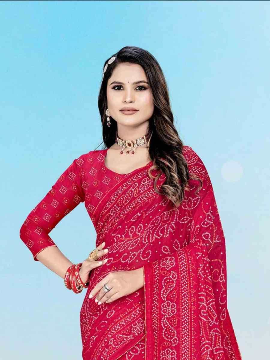 Multi Heavy Dull Moss Printed Festival Casual Contemporary Saree