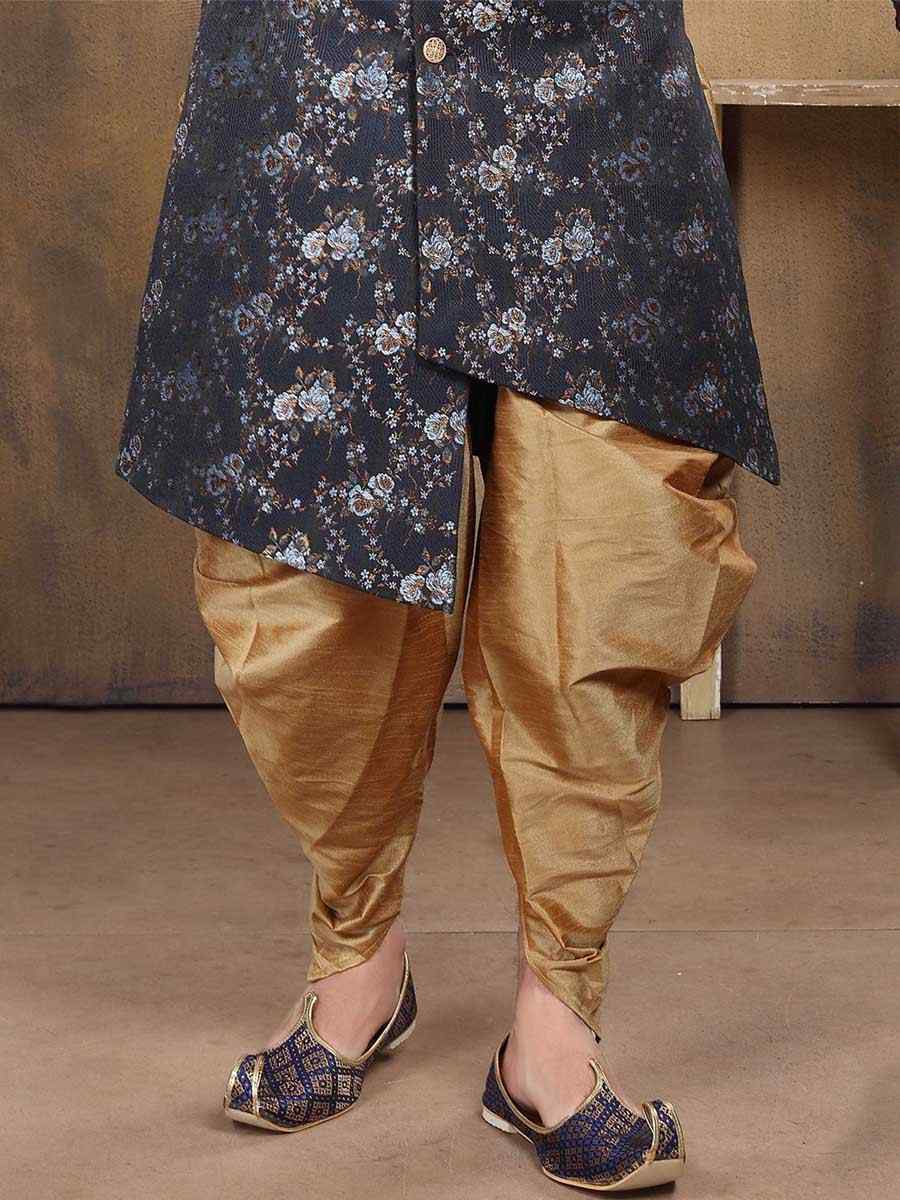 Multi Imported Woven Groom Wedding Sherwani