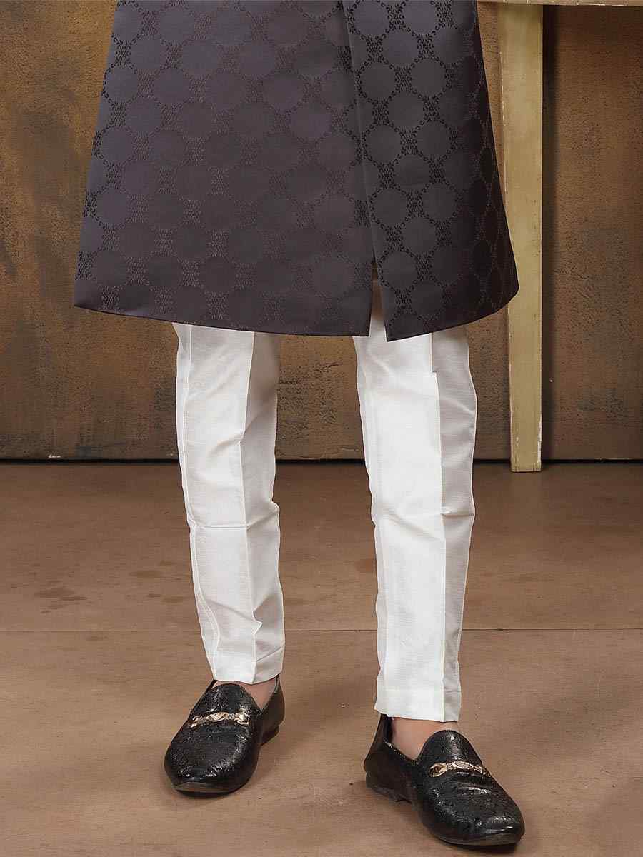 Multi Imported Woven Groom Wedding Sherwani