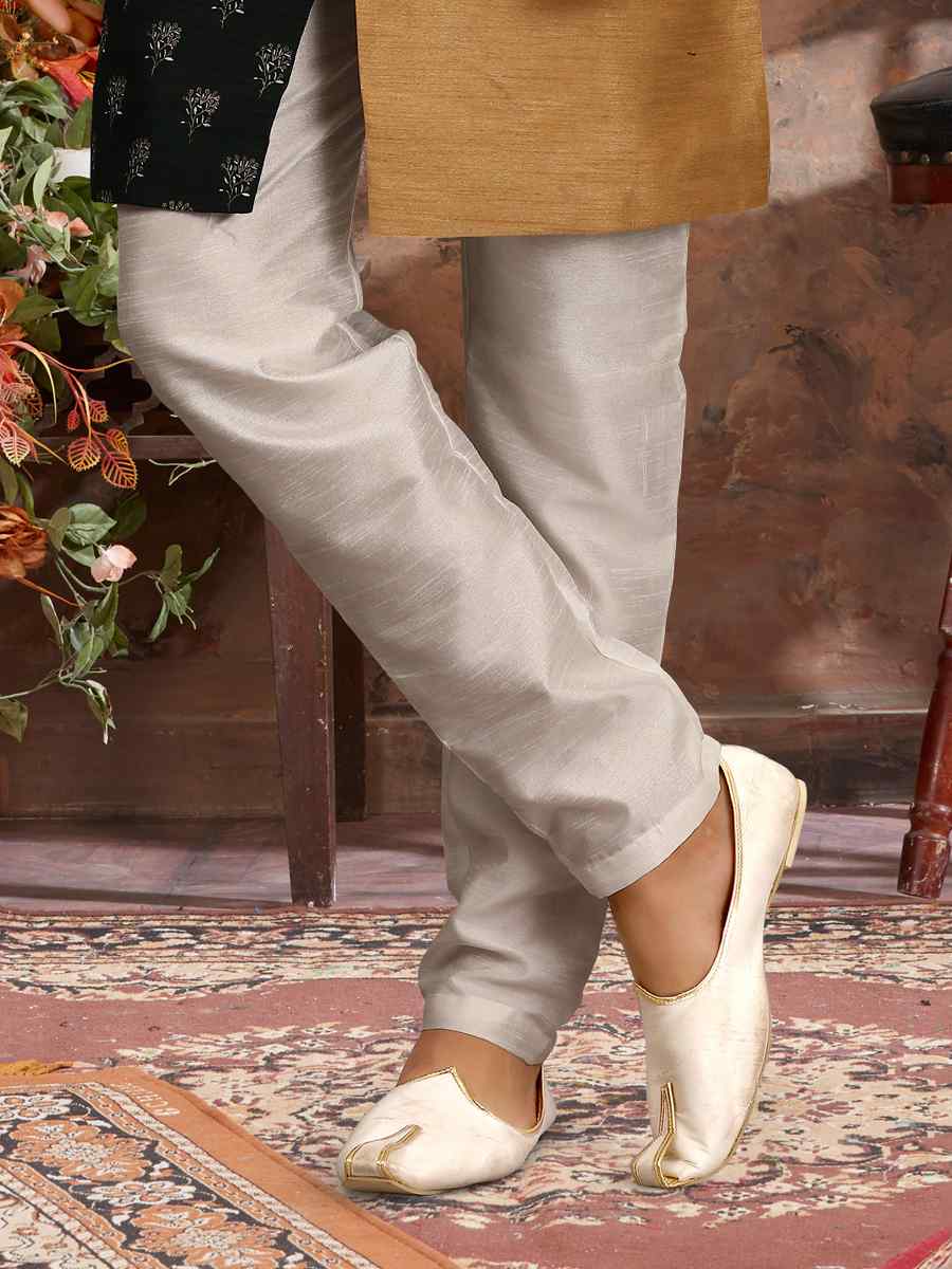 Multi Jacquard Woven Festival Wedding Sherwani