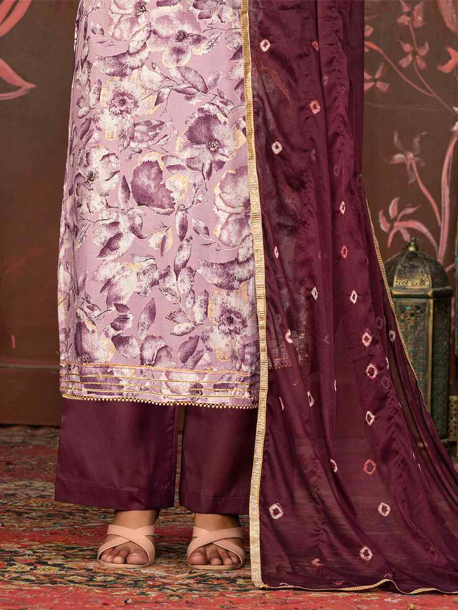Multi Jam Cotton Embroidered Casual Festival Pant Salwar Kameez