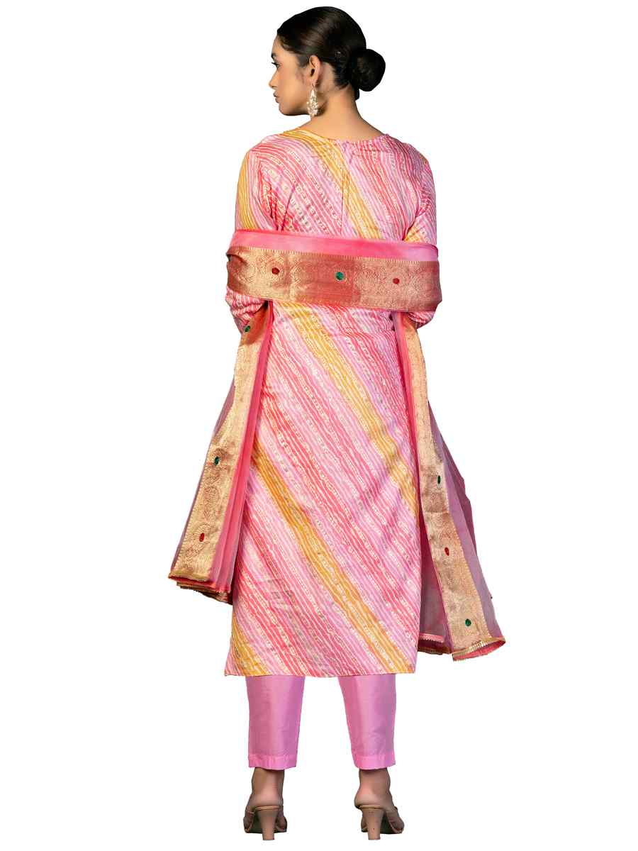 Multi Jam Cotton Printed Casual Festival Pant Salwar Kameez