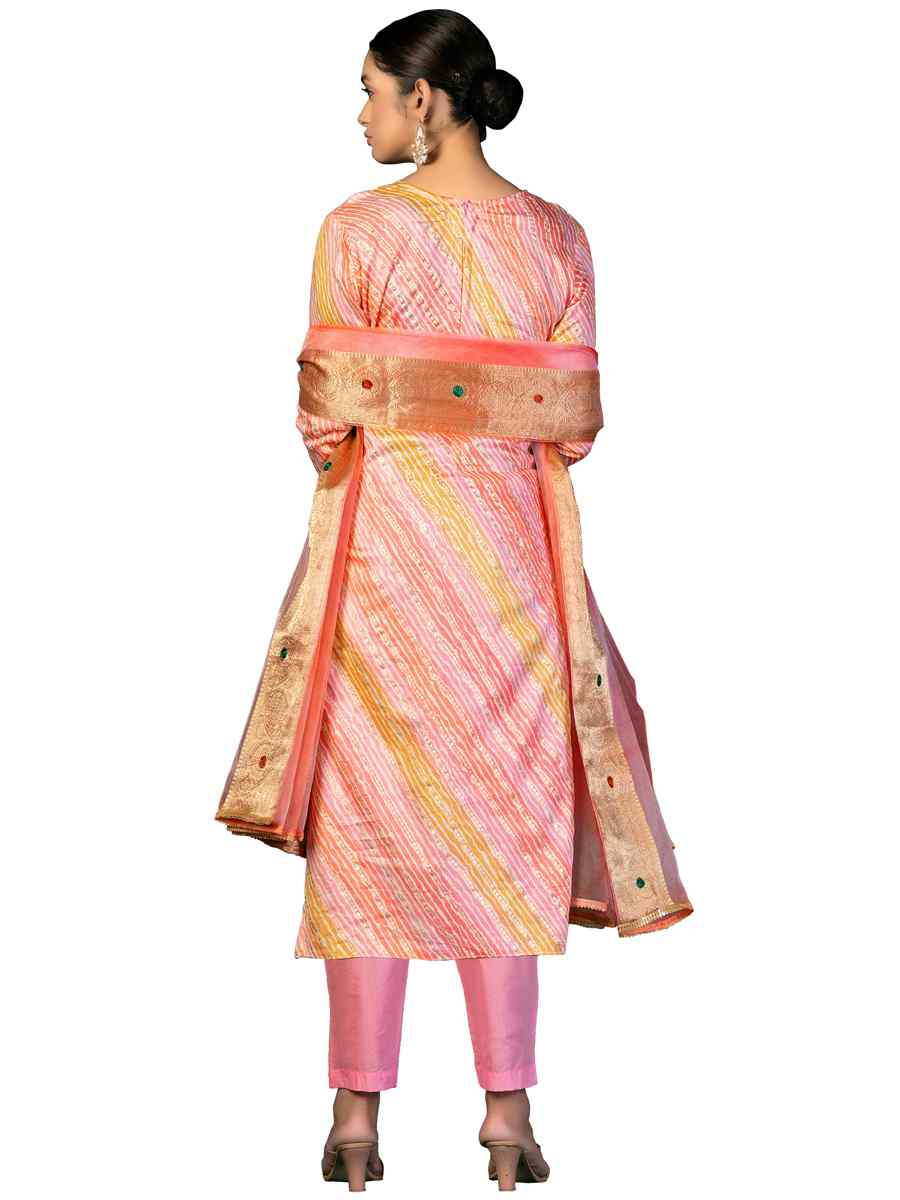 Multi Jam Cotton Printed Casual Festival Pant Salwar Kameez