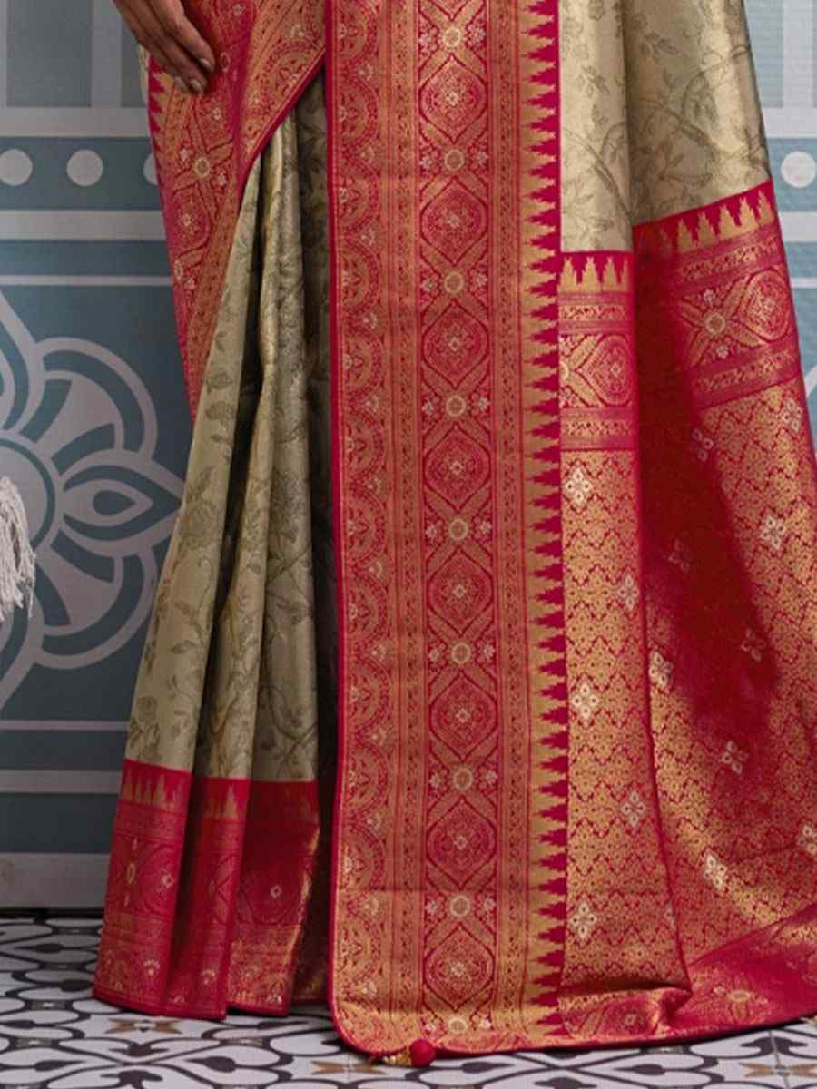 Multi Kanjivaram Soft Silk Kanjivaram Traditional Casual Reception Festival Wedding Fancy Heavy Border Saree