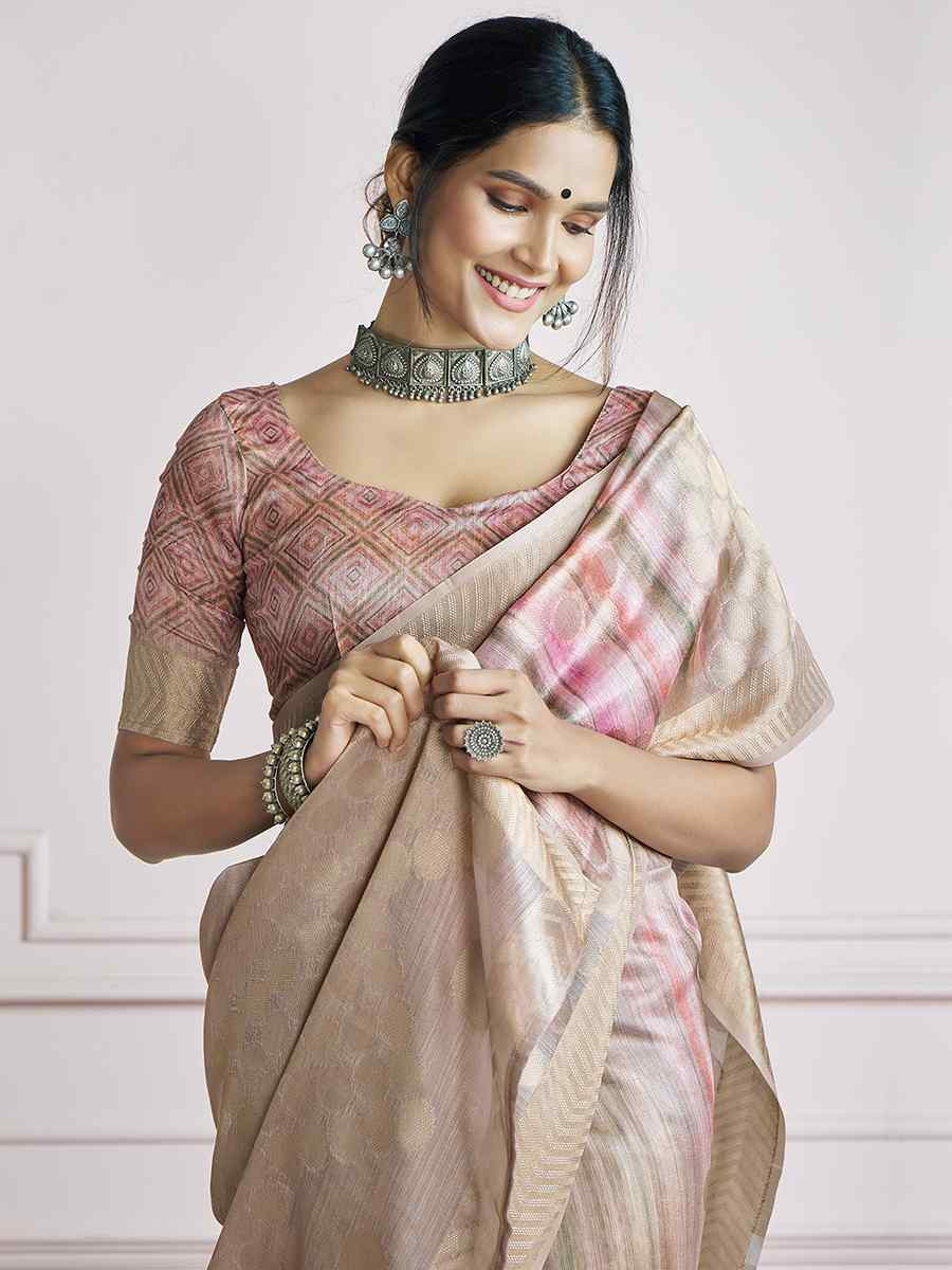 Multi Khadi Silk Handwoven Festival Wedding Fancy Heavy Border Saree