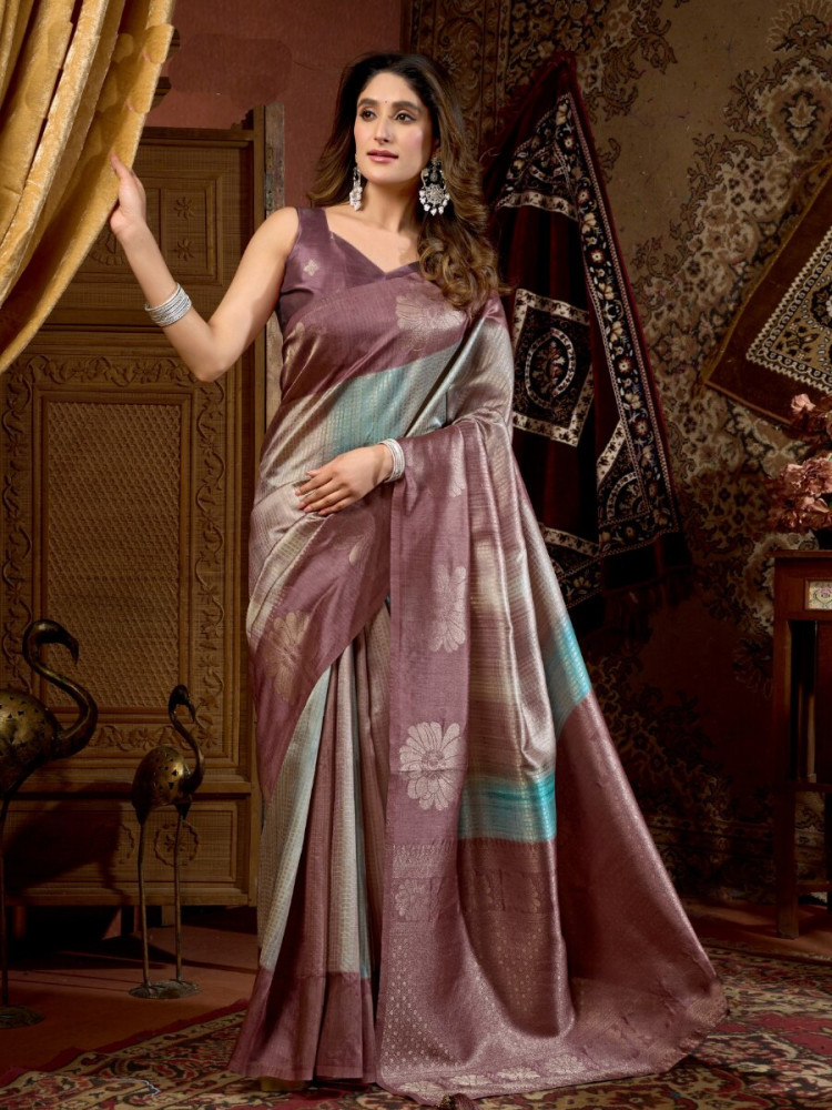 Image of Multi Kota Silk Handwoven Wedding Reception Party Casual Heavy Border Sarees
