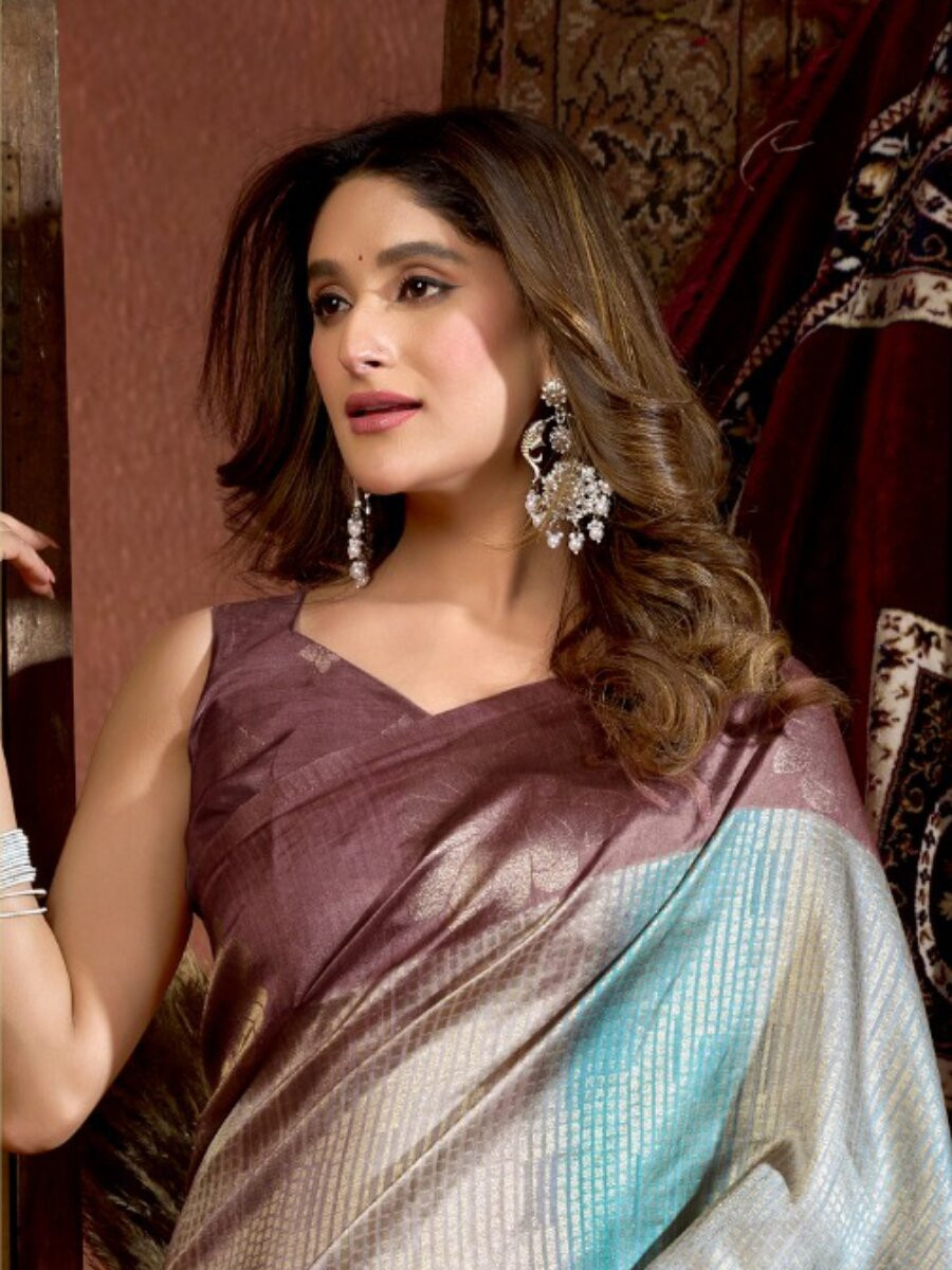 Multi Kota Silk Handwoven Wedding Reception Party Casual Heavy Border Sarees