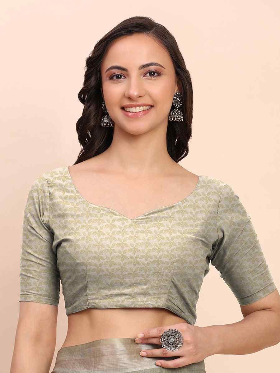 Multi Linen Cotton Printed Festival Wedding Fancy Heavy Border Saree