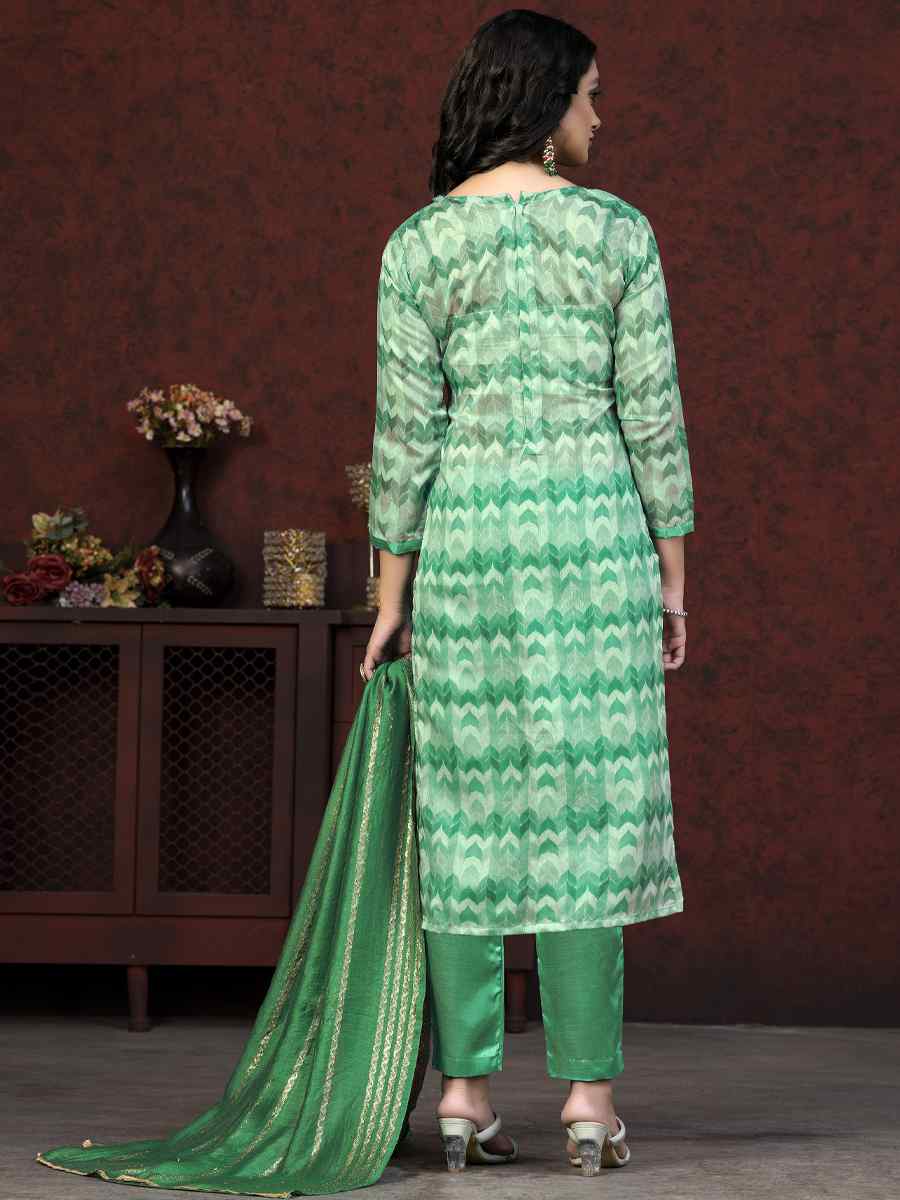 Multi Modal Cotton Embroidered Casual Festival Pant Salwar Kameez