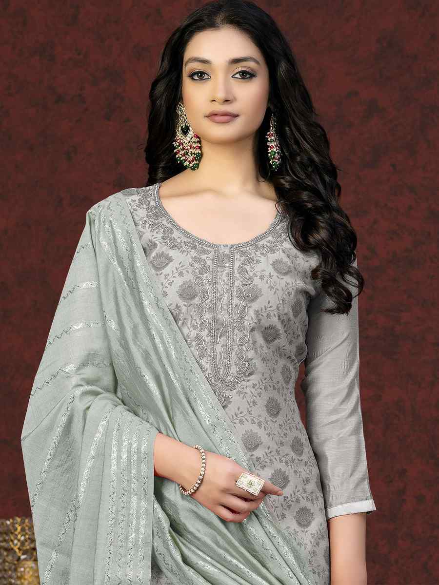 Multi Modal Cotton Embroidered Casual Festival Pant Salwar Kameez