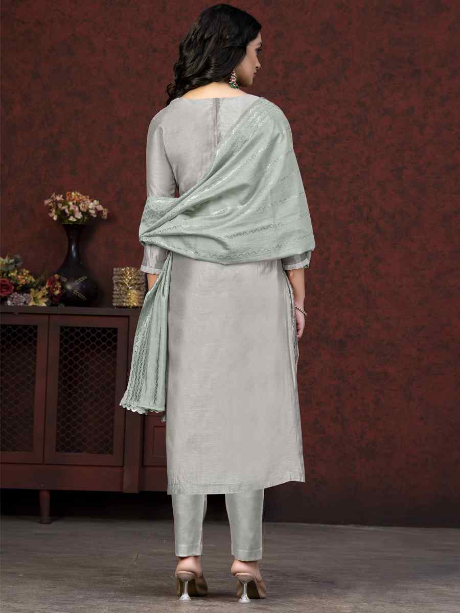 Multi Modal Cotton Embroidered Casual Festival Pant Salwar Kameez