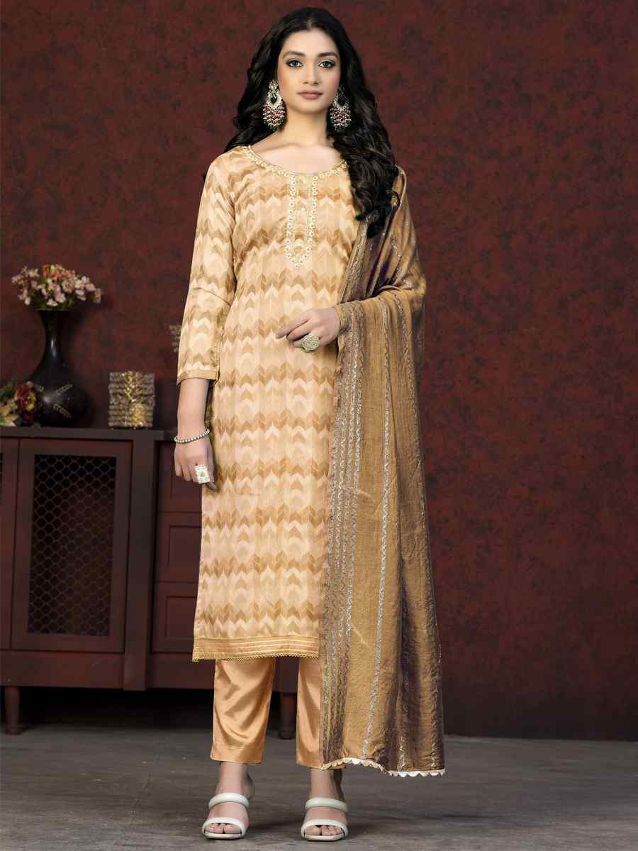 Multi Modal Cotton Embroidered Casual Festival Pant Salwar Kameez