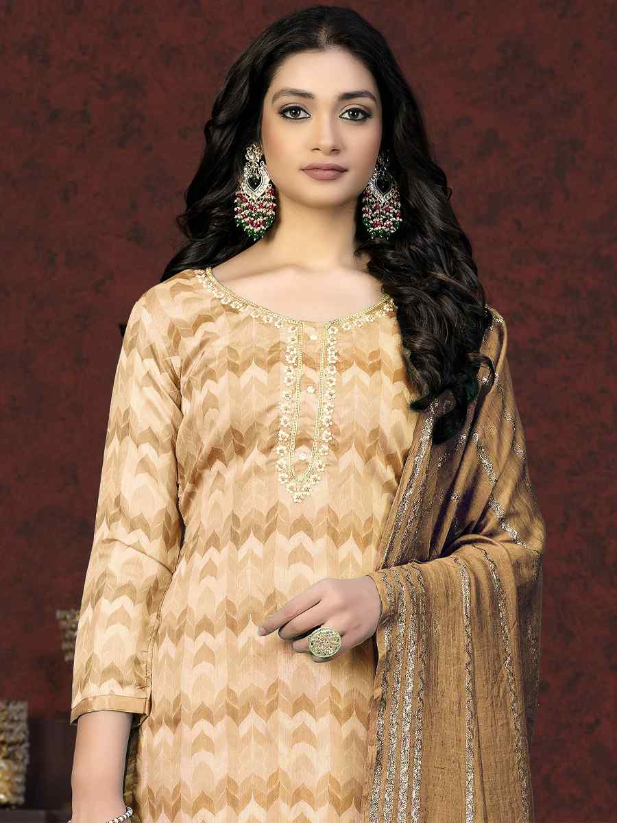 Multi Modal Cotton Embroidered Casual Festival Pant Salwar Kameez